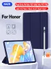 Gadgets för Huawei Honor Pad 8 tablettfodral med Auto Wake Up/Sleep Case Soft Silicone Back Cover för Honor Pad 5 6 8 X6 X7 X8 V6 V7 V8