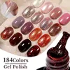 Vernis à ongles Lilycute Gold Aurora Gel Gel Polie à ongles Spring Couleur nude French durable pour manucure Freak Off Nail Art UV Gel Varnish Y240425