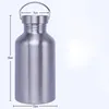 2000ML Stainless Steel Drinking Water Bottle Cycling Camping Hiking Silver Outdoor Travel Quality Portable Sports Drink Bottle 240416