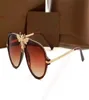 Lunettes de soleil d'abeilles carrées avec des concepteurs Web comptant le même type de lunettes de soleil doubles pour les hommes et les femmes Big Face Fin AN7552786