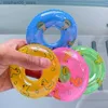 Sand Play Water Fun Childrens Mini Anello di nuoto Giocattolo da bagno Piscina Floating Ring Toy Toy Bambola Fun Bambola Fun in gomma Game gonfiabile da bagno in gomma Q240426