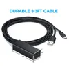 2024 Адаптер сетевой карты Ethernet Micro USB Power для RJ45 10/100 Мбит/с для Fire TV Chick Chromecast для Googlemicro USB до rj45 Адаптер для хромекаста