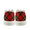 Casual Shoes InstantArts Plaid Literary Simple Fashion Design Boys Lightweight Fole Flats Slip On Manlig sneaker Driving Mocasines