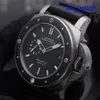 Panerai Robe Wrist Watch Submersible Series 44 mm Sport Black Glow-in-The Dark Affichage de caoutchouc imperméable Affichage de luxe Black Black Black Disc Tape Pam00389