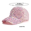 Ball Caps Shiny Sequins Baseball Hat For Women Summer Mesh Duck Tongue Caps Breathable Sunshade Visors Korean Girl Peaked Cap y2k J240425