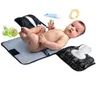 Esteras portátiles cambiando almohadilla adecuada para bolsas de pañales para bebés o alfombras de mesa.Almohadilla de reemplazo de dial con una mano.Baby Shower GiftL2427