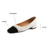 Casual Shoes 2024 Spring/Autumn Square Toe Women Pumps Chunky Heels CONCISE Loafers For Low Heel Mixed Color Ladies