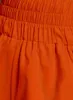 Kvinnors shorts kvinnors avslappnade hem shorts utomhus sport komfort elastisk midja solida lösa kvinnors byxor y240425