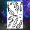 タトゥー転送宇宙飛行士の星ムーンサン一時的なタトゥーのための女の子の蝶の羽毛の手紙偽のタトゥーネックアームハンドスモールタトース240426