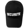 Ball Caps Climate Securite Baseball Cap Men Black Baseball Cap Dad Caps Hoed Uniform Verstelbare Cool Caps Hat voor volwassen mannen Securite J240425