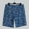 Luxury l 1afqfh Mono Gram Imprimé Denim Shorts Fashion Mens Designers Shorts Swimwear Printing V Summer Board Pantal Pantal