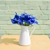 Декоративные цветы 1pcs/pu mini calla lily, симуляция, симуляция цветочные свадьба домашнее украшение