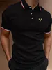 Mens Summer Cotton Polo Tops 240409