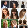 Accessori per capelli per copricapi 100 pezzi 100 pezzi oro e sier dreadlock anelli di cuffia regolabile trecce sporche perle sporche consegna goccia goccia dh7rj