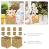 Storage Bags 10 Pcs Mori Gift Box Organizers Baskets Hand-woven Small Straw Organizing Handmade Mini Candy Lipstick