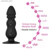 Andra hälsoskönhetsartiklar kvinnlig vuxen produkt med stark sugkopp G-plats Stimulerande 10 hastighetsprostata massager anal plug vibrator Q240426