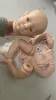Dolls 20 polegadas Reborn Doll Kit Elffee inacabado sem pintura peças de boneca elfas com corpo de pano