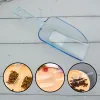 ツール6PCSプラスチックアイススクープアイススクーパーキャンディーデザート用の透明なアイスシャベル