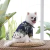 NUS8 Dog Apparel Cats Summer Cats Cool Torts for Pet Hawaiian Beach Clothes Histten Travel Holday Floral T-Shirt Kitty Puppy Small Dog Costume D240426