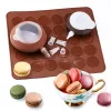 Moules en silicone macaroon boulange moule en pot nouilles de tapis