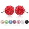 Bengelen kroonluchter 20 kleuren glanzende ball stud oorbellen allemaal match sweet simple daily life feest school decoratie verjaardag festival sieraden cadeau