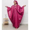 アフリカンバジンリッチダシキ高品質のオリジナルナイジェリアベイスンパープルドレスウェディングパーティー服プラスサイズの女性ロブ240422