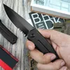 7200 lancering 2 Automatisch vouwmes D2 Stonewashed Clip Point Blade Aluminium Hoge Hardheid Wilderness Survival Camping Tool Pocket Knife