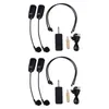 Microfones 2x U12F UHF ONE para dois guias de ensino de microfones sem fio, guias de ensino adequados que encontram palestras