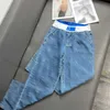 Ropa de jeans para mujer ropa mujer de lujo de lujo de lujo jean liviano jean estampado a cuadros cintura elástica pantalón de verano ropa de verano ropa casual pantalones de mezclilla