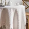 Tableau nappe jetable Lace Round Café Blanc