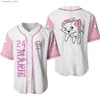 T-shirts voor heren Hawaiiaans shirt Sport Top Baseball aangepaste naam Mens modieuze korte mouwen Q240426