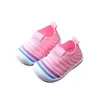 Baby First Walkers Zapatos de punto infantiles para niños pequeños Soft Sole Indoor Outdoor informal para niño 1 año Zapatos Spring Autumn 240425