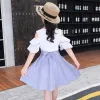 Dresses Summer Kids Dresses for Girls Stripe Dress Children Cotton Teenagers Princess Girls Clothes Birthday Dress 5 6 8 10 12 14 Years