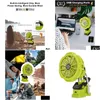 Other Construction Tools Taingwei Portable Clip On Ryobi 18V Battery Powered Stroller Fan With 3 Energy Efficient Speed Settings For B Dhelr