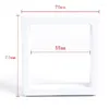 Jewelry Pouches 30 Pcs 3D Floating Coin Display Frame Stand Storage Boxes For Ring Earrings Medals Challenge Medal Holder