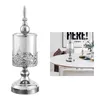 Titulares de vela Silver Metal Pillar Centerpieces Table Mantel lareira decoração de castiça