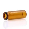 Storage Bottles 500pcs/lot 15 ML Amber Glass Bottle Vials With Flip Off Cap 1/2 Oz Container Butyl Silicone Stopper