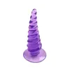 Sexy rotating pagoda transparent sucker backyard anal plug beads supplies shared by men and women to stimulate couples sex toys 240423