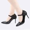 Shoe Parts Sexy Lace High Heels Bundle Shoelace For Women Anti-skid Adjustable Flower Cover Fixed Shoes Elasticity Heel Laces