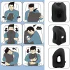 Pillow PVC Inflatable Travel Pillow Portable Headrest Chin Support Cushions for Airplane Plane Car Office Rest Neck Nap Pillows