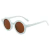 2023 Fashion Cute Childrens occhiali da sole da sole Genitore Child Glassone Sun Glour Color Round Eyecyes per bambini 240417