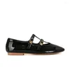 Dress Shoes Gold Buckle With Mary Jane And Women's Ballet
