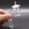 플랫 탑 XL 왁스 4mm 하단 짧은 목 25mm OD 14mm 18mm DAB RIG Bong Quartz 뱅거를위한 수컷 여성 수컷 수컷 수컷 수컷 손톱.