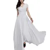 Vrouwen jurken lente zomer katoenen linnen elegante dames geplooid long witte v nek veter omhoog boog s-5xl 240418