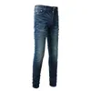 Jeans masculins A6601 2024 MENSEMENTS Classic Classic Ted Brand Brand Mens Ultra Thin Street Casual Mens Wens WEARL2404