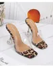 Sandals Fashion PVC Women Summer Open Toed High Heels Transparent Slippers Party Shoes Discount Zapatos Mujer