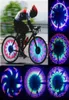 New 2 Side 32 LED 32 Mode Night Waterproof Wheel Signal Lamp Reflective Rim Rainbow Tire Bikes Bicycle Fixed Spoke Warn Light6998104