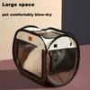 Cat Carriers Crates Houses Pet dry box cat and dog bathing beauty salon folding dog hair dryer hair dryer foldable pet cage tent bag pet cage 240426