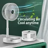 Electric Fans Foldable Fan Portable Silencioso Floor Fan Ventilador Portatil USB Rechargeable Third Gear Summer Table Desk Outdoor Camping Fan