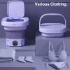 Máquinas 8L Gran capacidad La lavadora plegable Hogar de calcetines pequeños de ropa interior Lavadora de ropa de ropa interior secadora portátil